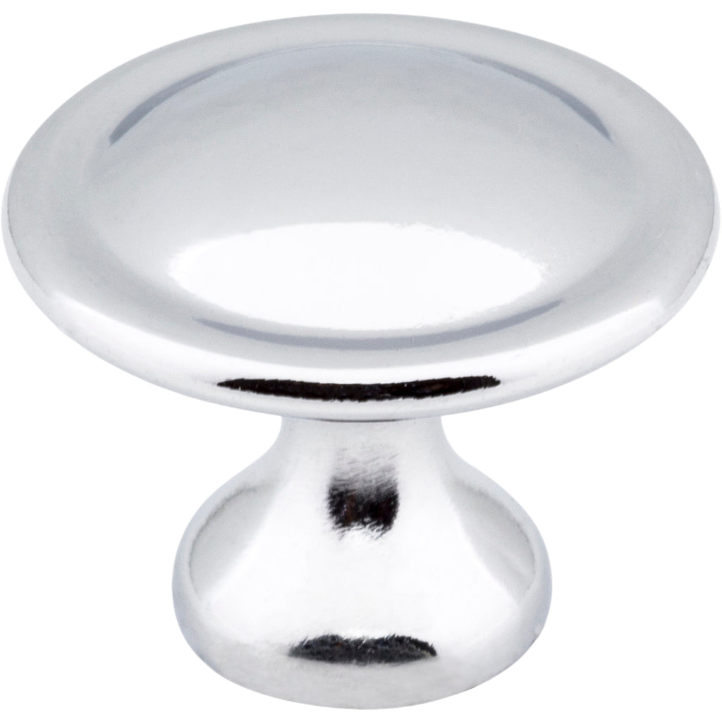 Button Watervale Cabinet Mushroom Knob by Elements - Polished Chrome