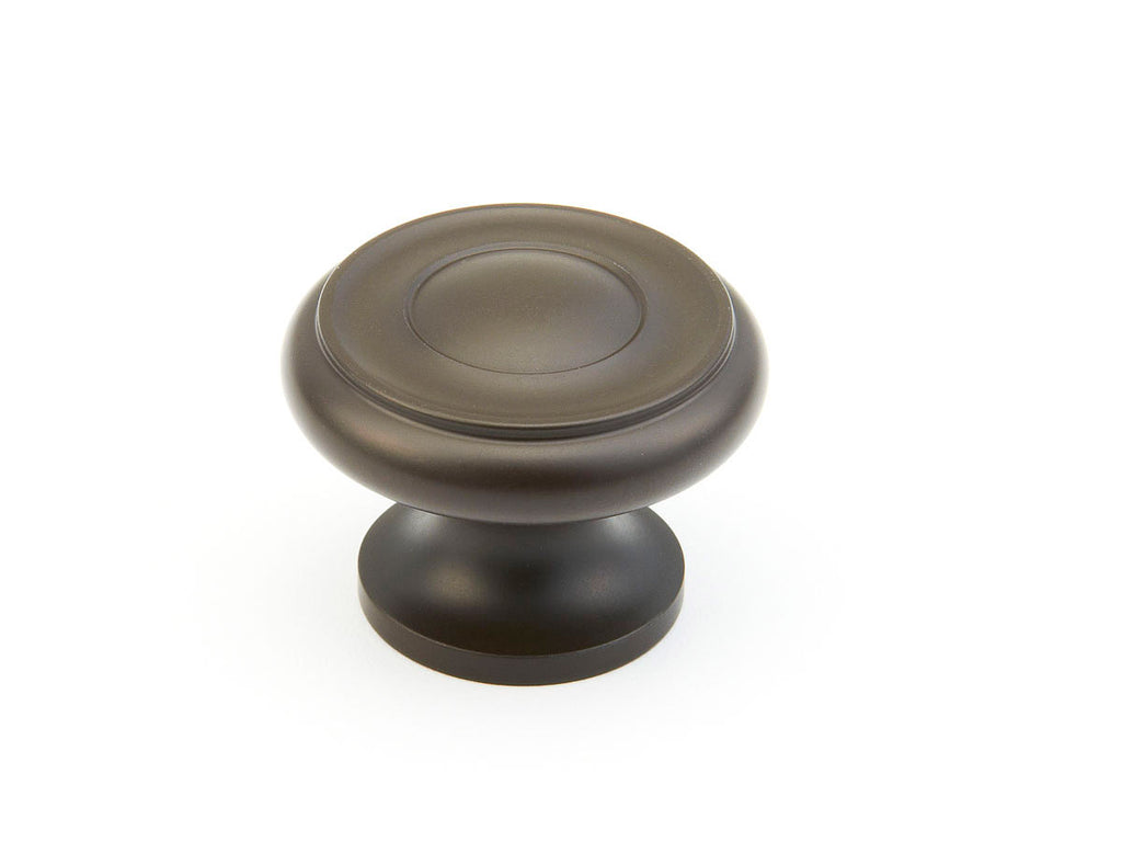 Traditional Knob by Schaub - Oil Rubbed Bronze - New York Hardware