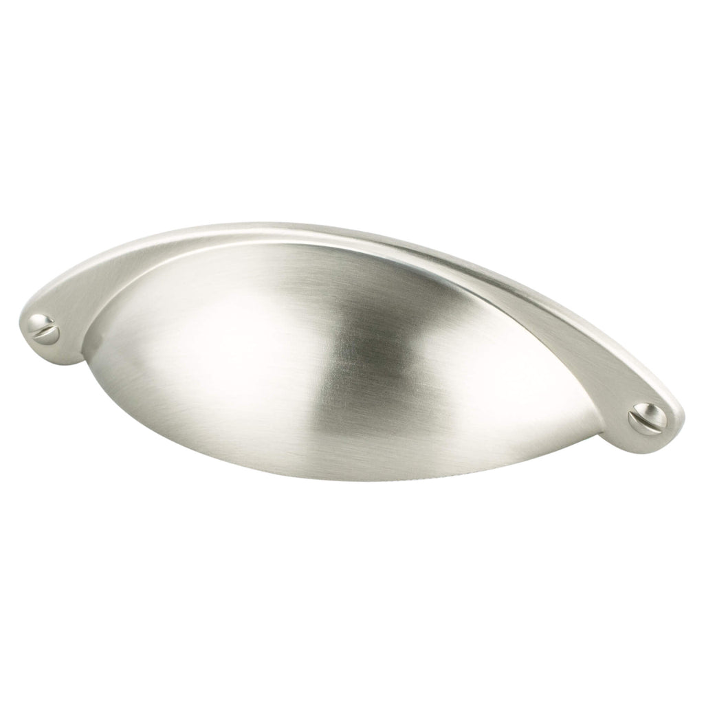 Brushed Nickel - 64mm - Andante Cup Pull by Berenson - New York Hardware