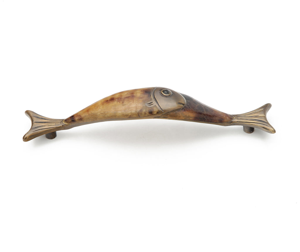 Tiger Penshell Fish Pull by Schaub - Estate Dover - New York Hardware