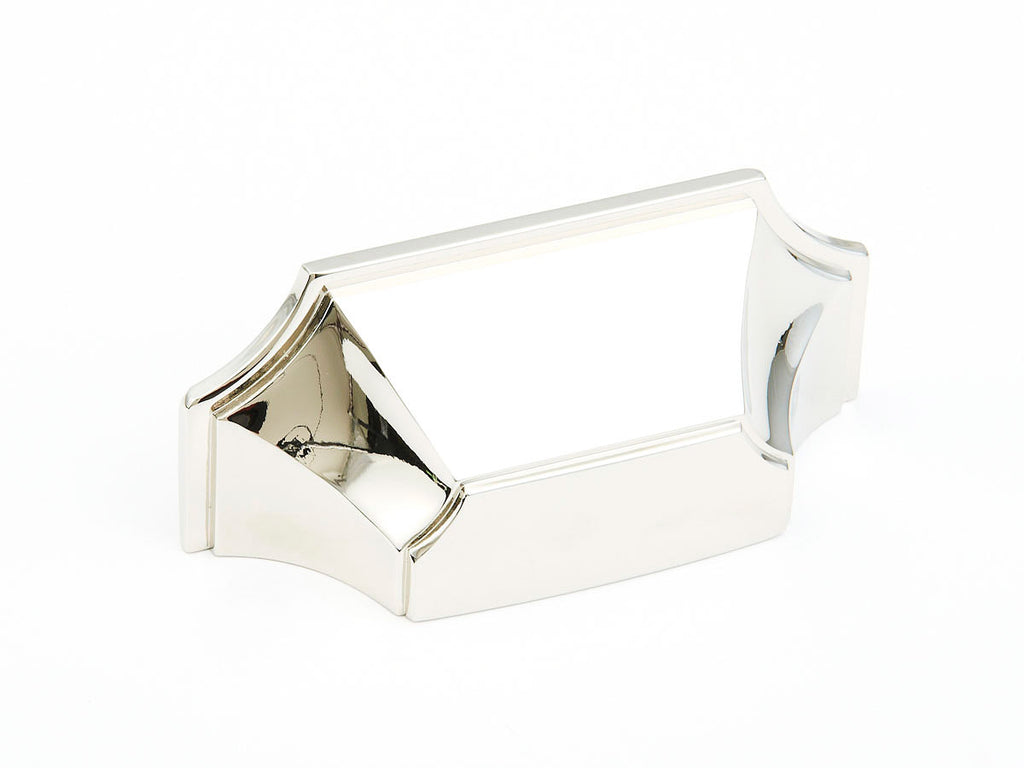 Empire Cup Pull by Schaub - Polished Nickel - New York Hardware