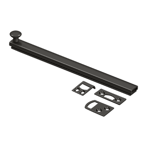 Concealed Screw Surface Bolts HD by Deltana - 8" - Oil Rubbed Bronze - New York Hardware