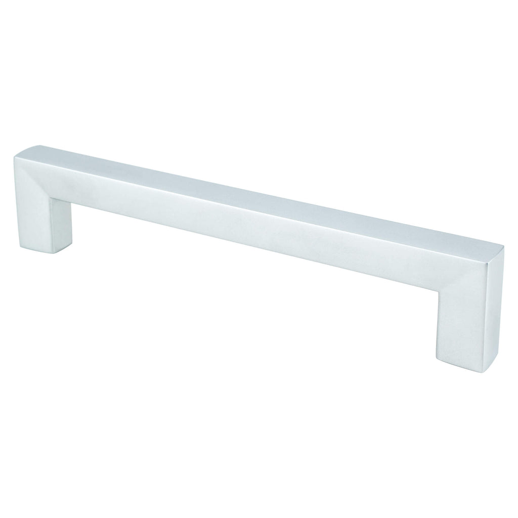 Dull Chrome - 128mm - Square Pull by Berenson - New York Hardware