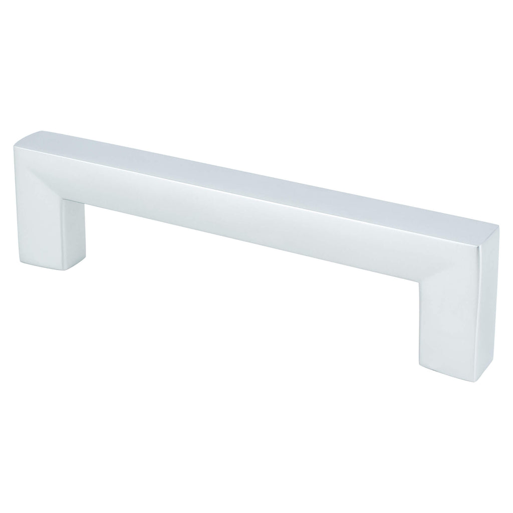 Dull Chrome - 96mm - Square Pull by Berenson - New York Hardware
