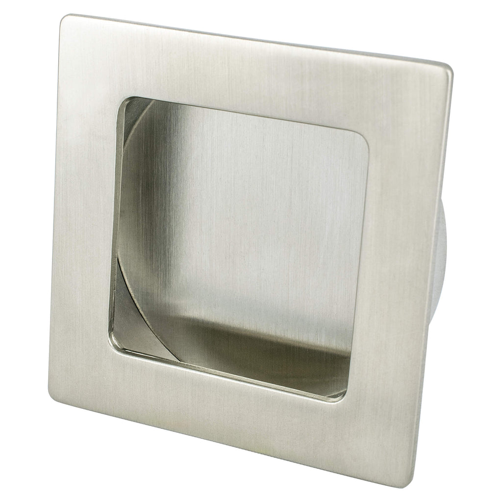 Brushed Nickel - 64x64mm - Stylus Recess Pull by Berenson - New York Hardware