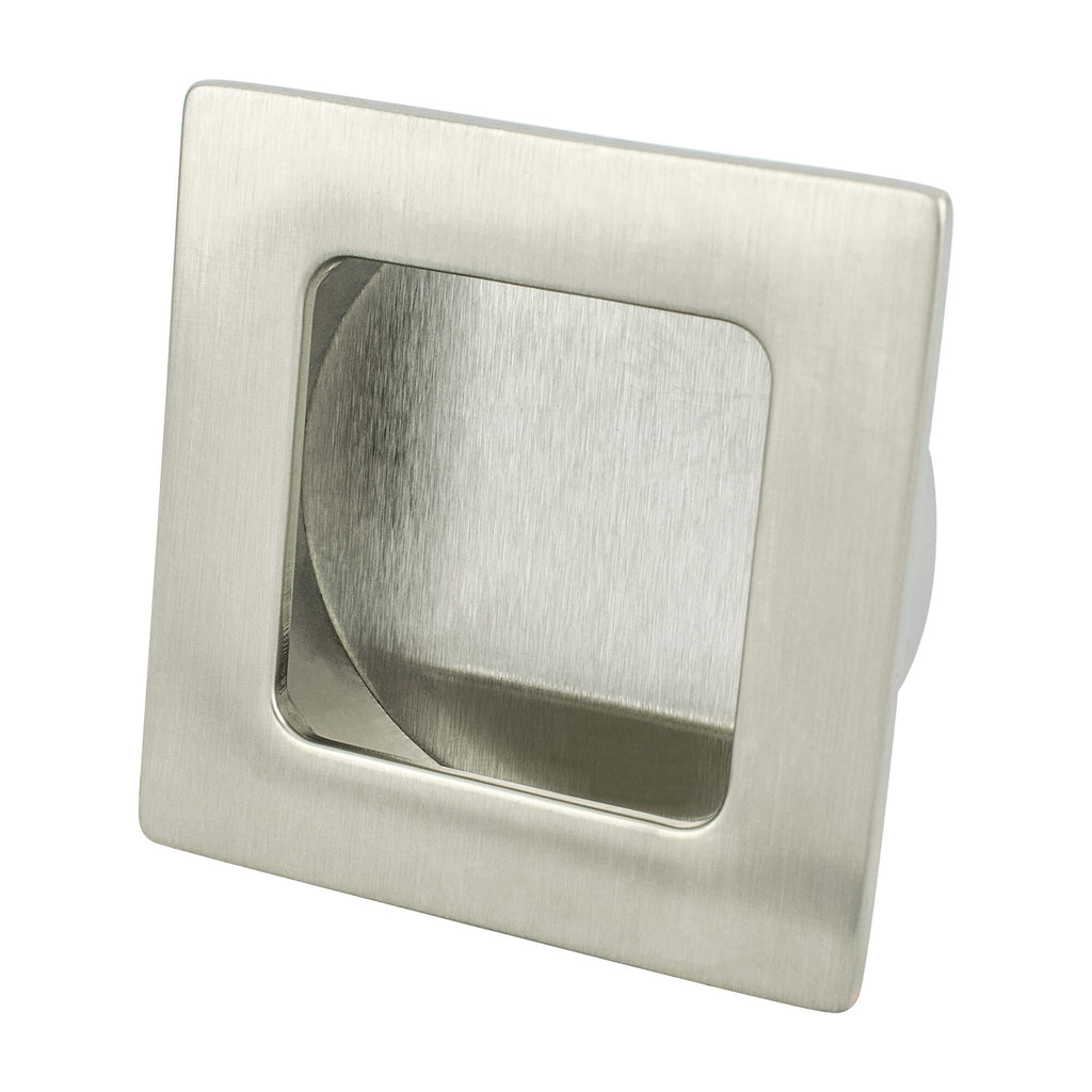 Brushed Nickel - 50x50mm - Stylus Recess Pull by Berenson - New York Hardware