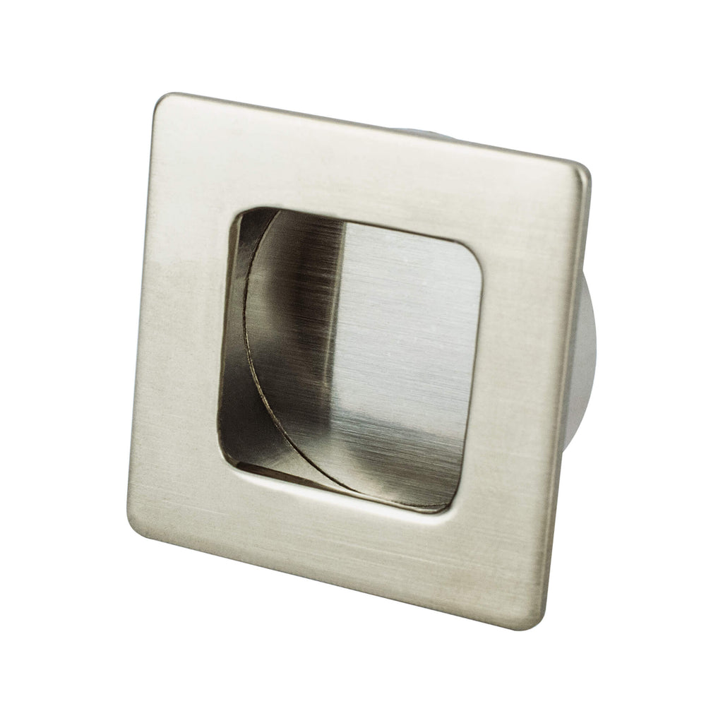 Brushed Nickel - 39x39mm - Stylus Recess Pull by Berenson - New York Hardware