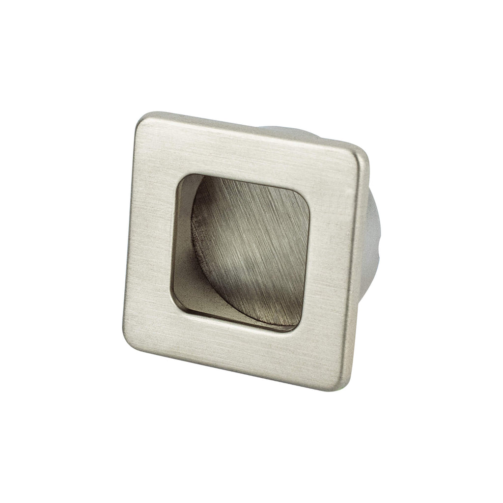 Brushed Nickel - 29x29mm - Stylus Recess Pull by Berenson - New York Hardware
