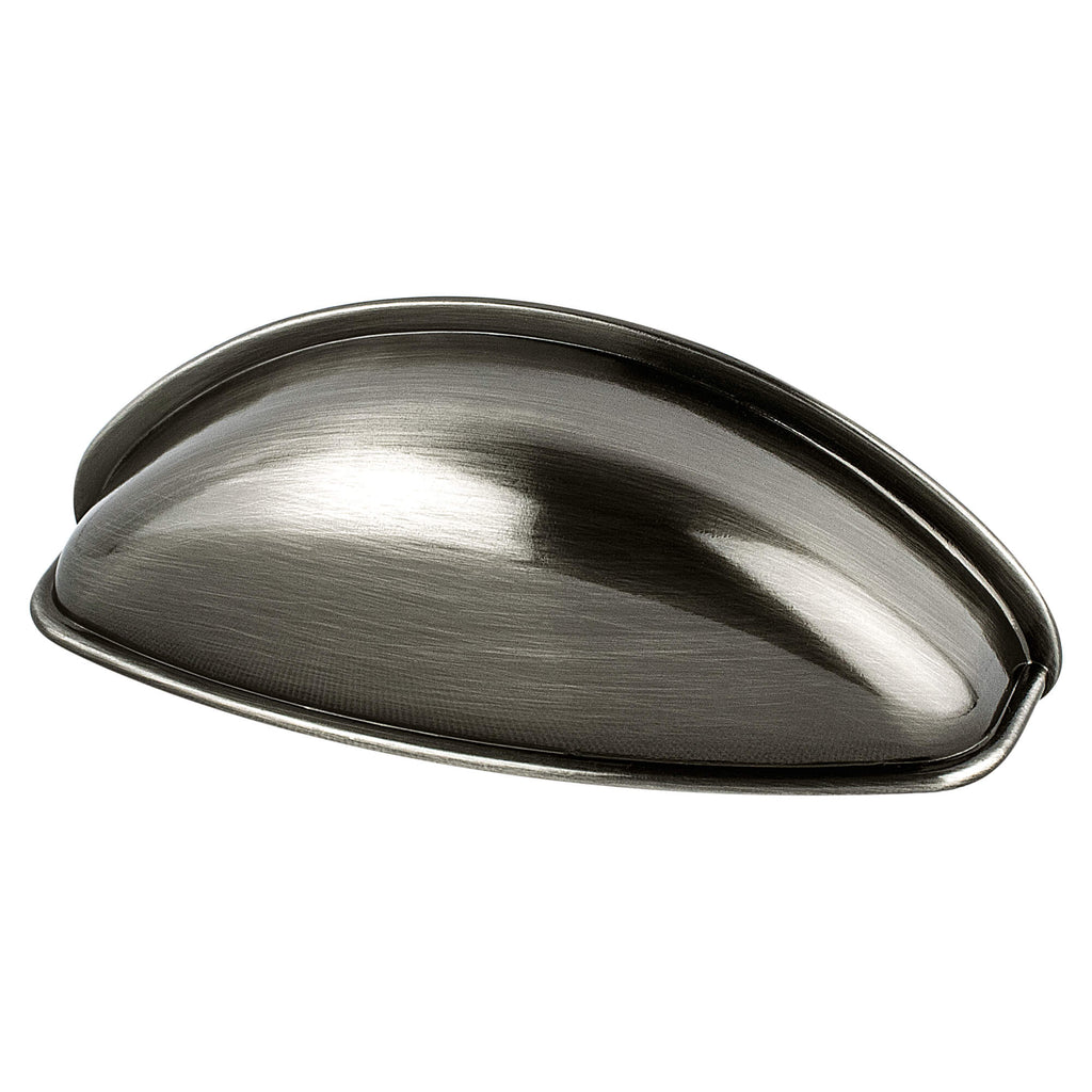 Brushed Black Nickel - 64mm - Euro Moderno Cup Pull by Berenson - New York Hardware