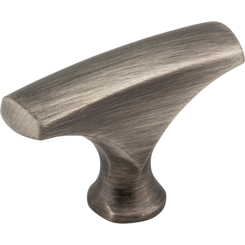 Aiden Cabinet "T" Knob by Elements - Brushed Pewter
