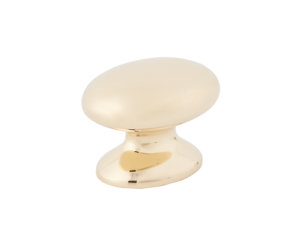 Bakes Cabinet Knob by Armac Martin - 25mm - Polished Brass Unlacquered