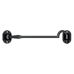 Bristish Style Cabin Hook  by Deltana - 6" - Paint Black - New York Hardware