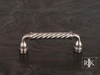 Twisted Pull 3 1/2" (89mm) - Pewter - New York Hardware