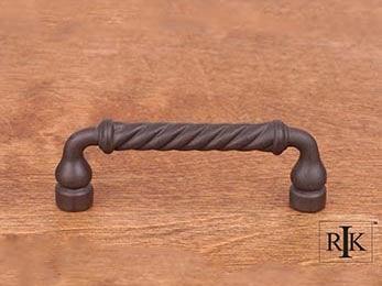 Twisted Pull 3 1/2" (89mm) - Oil Rubbed Bronze - New York Hardware