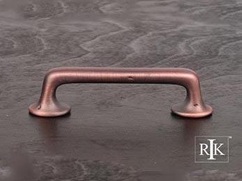 Distressed Rustic Pull 5" (127mm) - Distressed Copper - New York Hardware Online