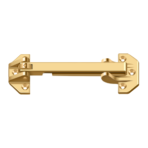 Large Door Guard by Deltana - 6-3/4" - PVD Polished Brass - New York Hardware
