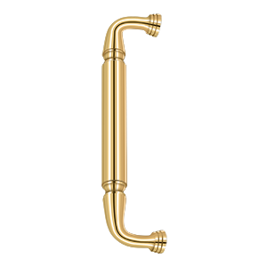 Decorative Door Pull w/out Rossette by Deltana - 10" - PVD Polished Brass - New York Hardware