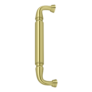 Decorative Door Pull w/out Rossette by Deltana - 10" - Polished Brass - New York Hardware