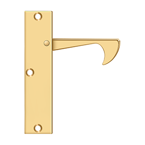 Thin Edge Pull by Deltana -  - PVD Polished Brass - New York Hardware