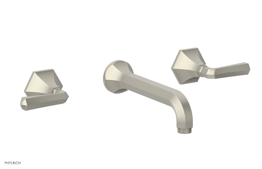 1-1/8" - Burnished Nickel - LE VERRE & LA CROSSE Wall Tub Set - Lever Handles by Phylrich - New York Hardware
