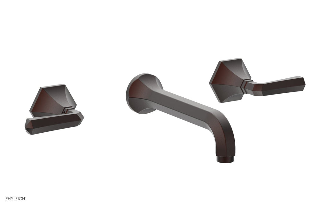1-1/8" - Weathered Copper - LE VERRE & LA CROSSE Wall Tub Set - Lever Handles by Phylrich - New York Hardware