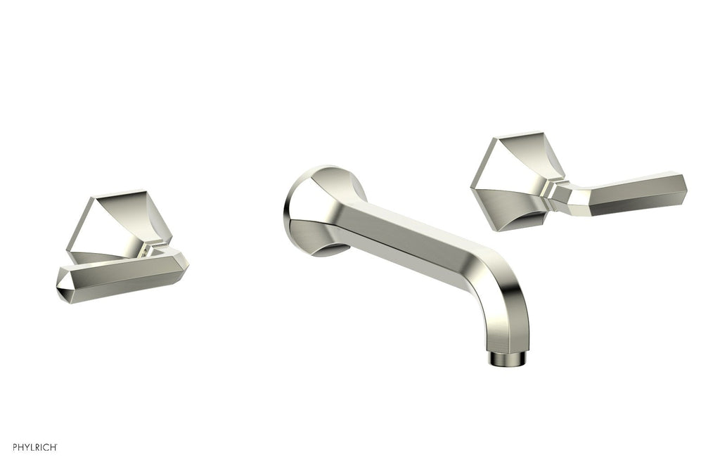 1-1/8" - Polished Brass - LE VERRE & LA CROSSE Wall Tub Set - Lever Handles by Phylrich - New York Hardware