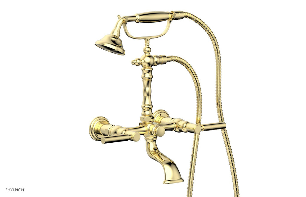 BASIC Exposed Tub & Hand Shower   Lever Handle by Phylrich - French Brass
