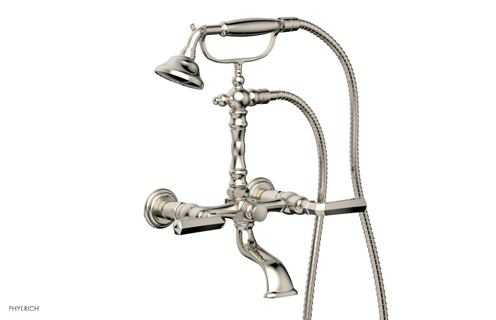 LE VERRE & LA CROSSE Exposed Tub & Hand Shower   Lever Handle by Phylrich - Matte Black