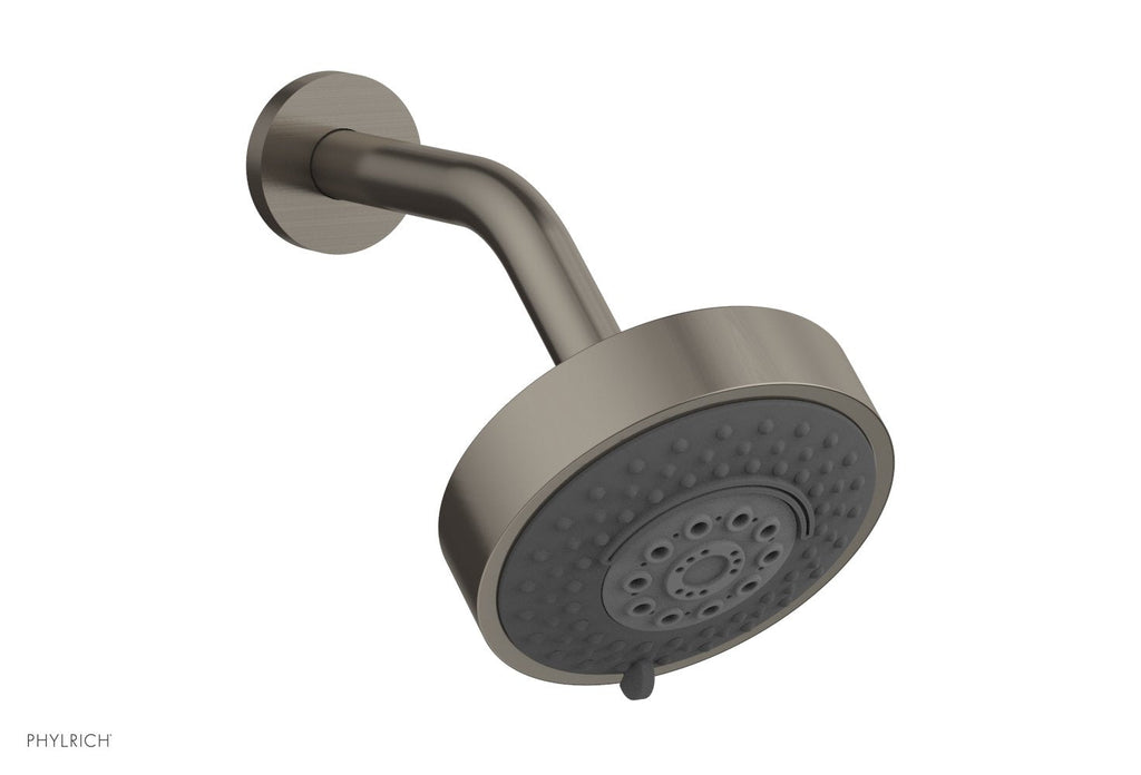5" Contemporary Multifunction Shower Head by Phylrich - Pewter