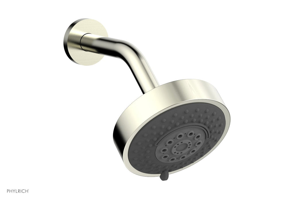 5" Contemporary Multifunction Shower Head by Phylrich - Satin Nickel
