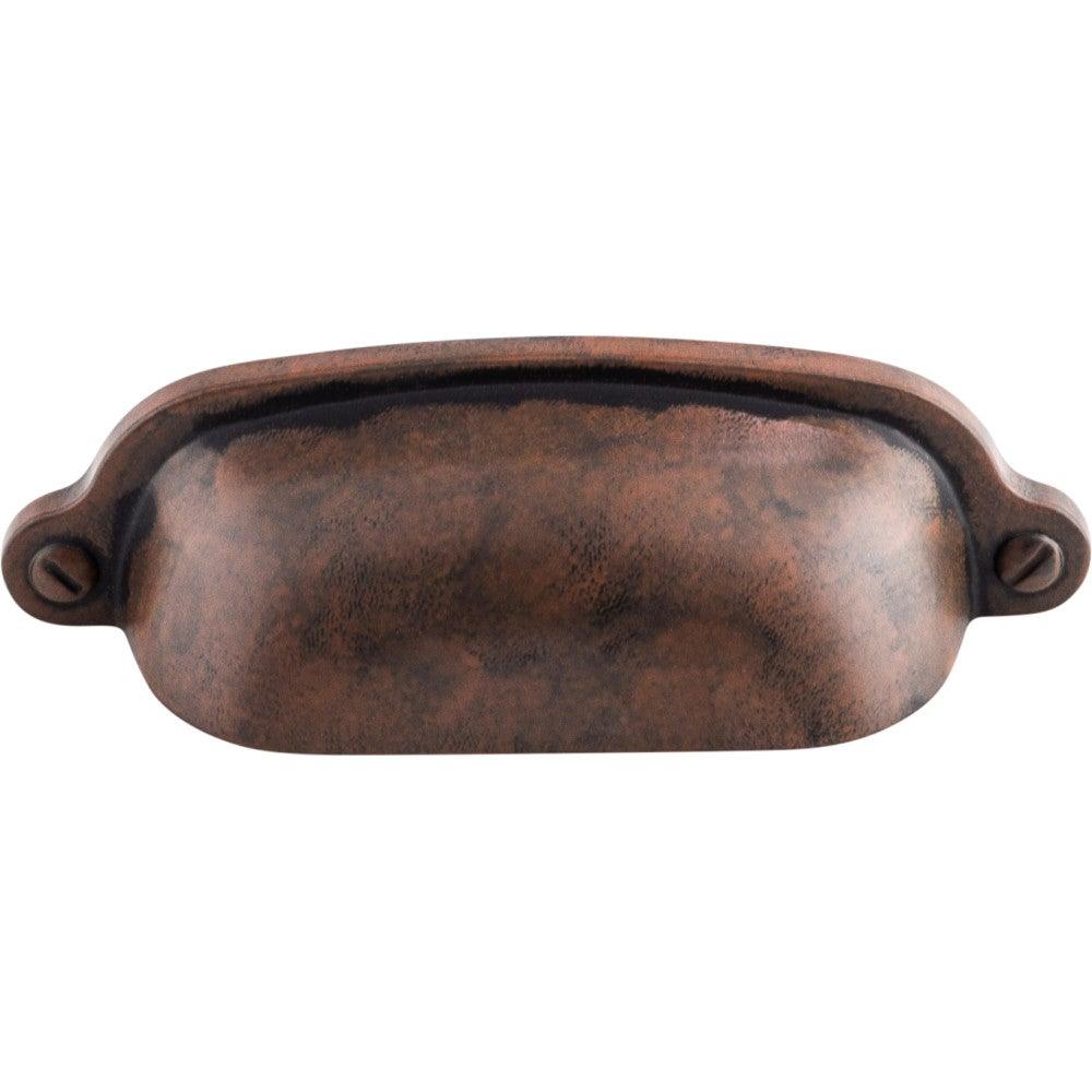 Charlotte Cup Pull by Top Knobs - Patina Rouge - New York Hardware