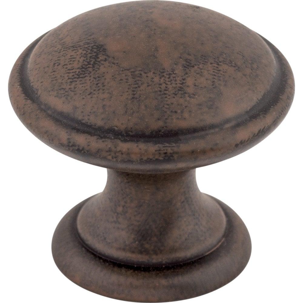 Rounded Knob by Top Knobs - Patina Rouge - New York Hardware