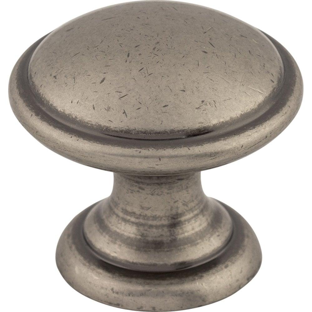 Rounded Knob by Top Knobs - Pewter Antique - New York Hardware