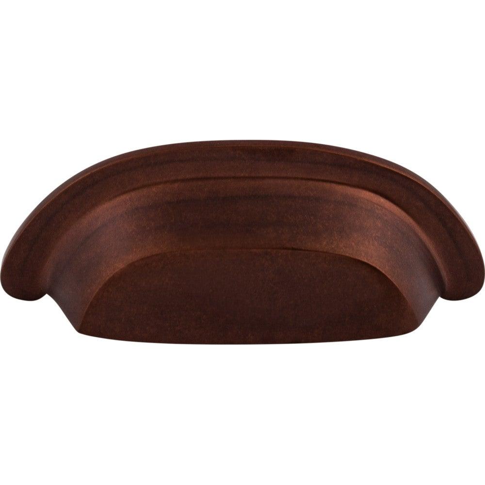 Aspen Cup Pull by Top Knobs - Mahogany Bronze - New York Hardware