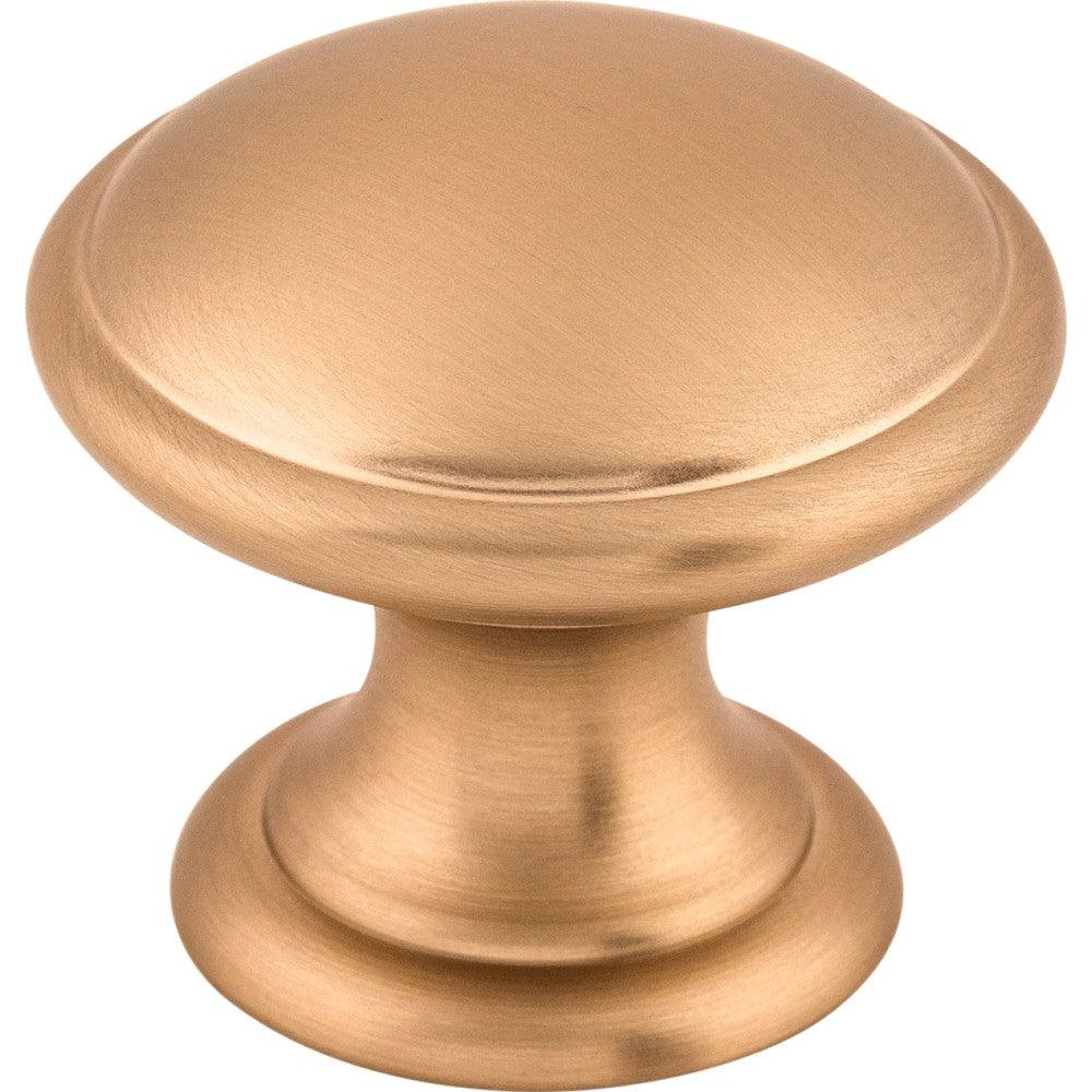 Rounded Knob by Top Knobs - Brushed Bronze - New York Hardware