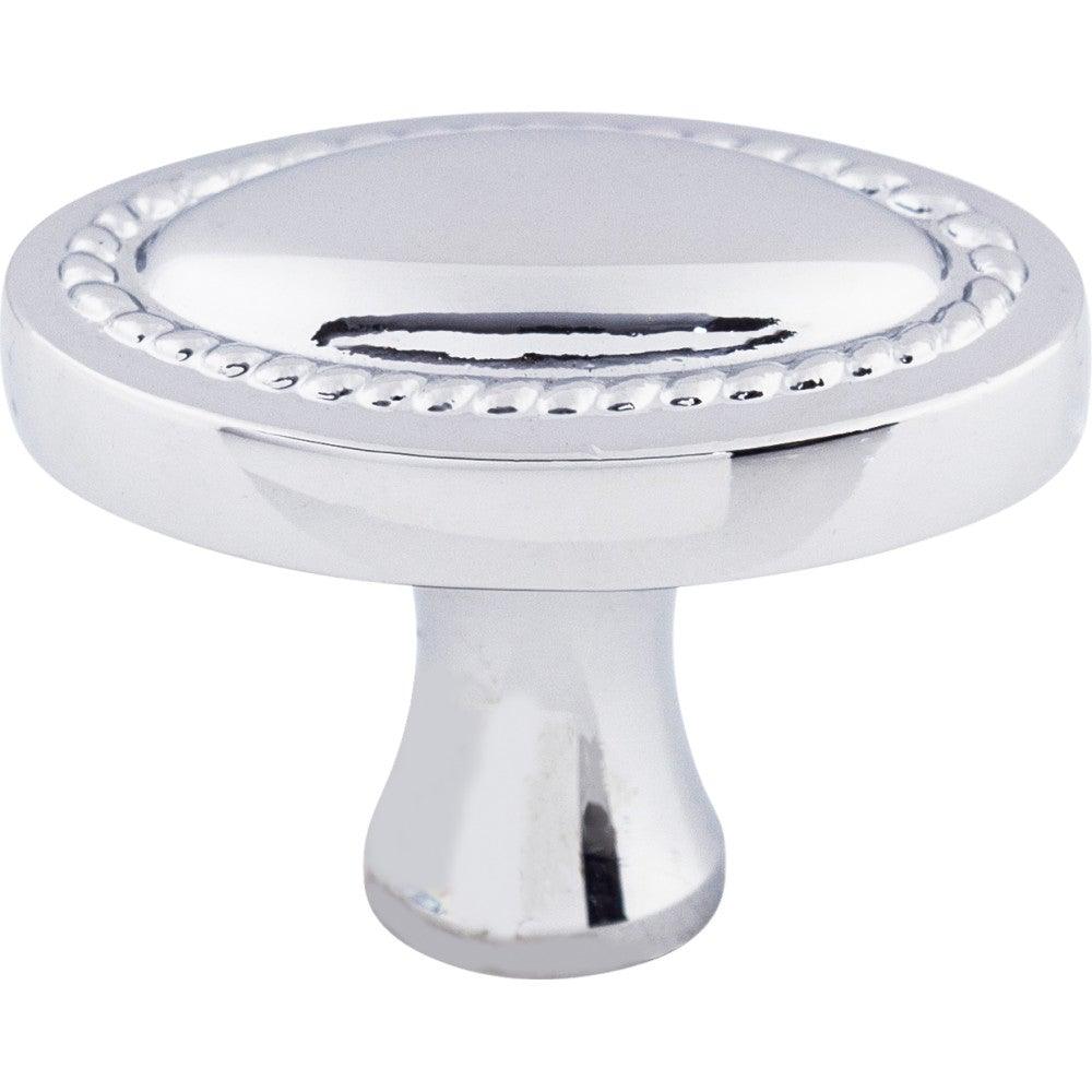 Oval Rope Knob by Top Knobs - Polished Chrome - New York Hardware