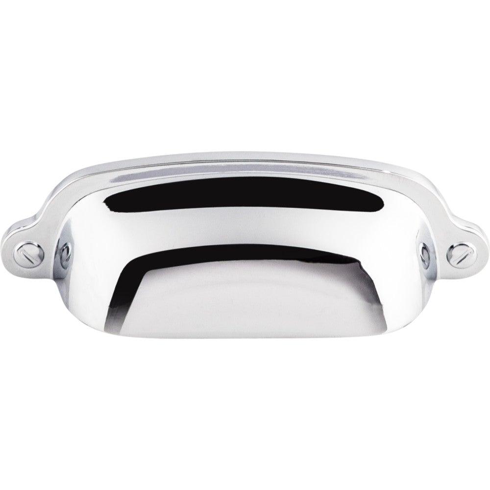 Charlotte Cup Pull by Top Knobs - Polished Chrome - New York Hardware