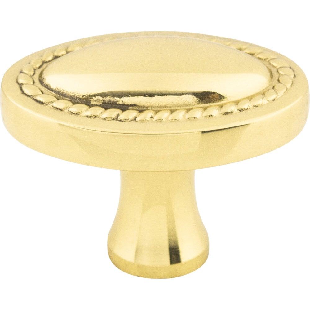 Oval Rope Knob by Top Knobs - PB - New York Hardware