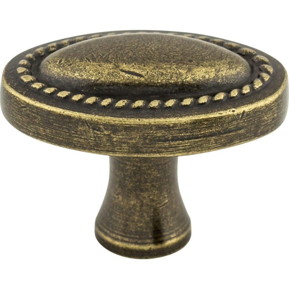 Oval Rope Knob by Top Knobs - German Bronze - New York Hardware
