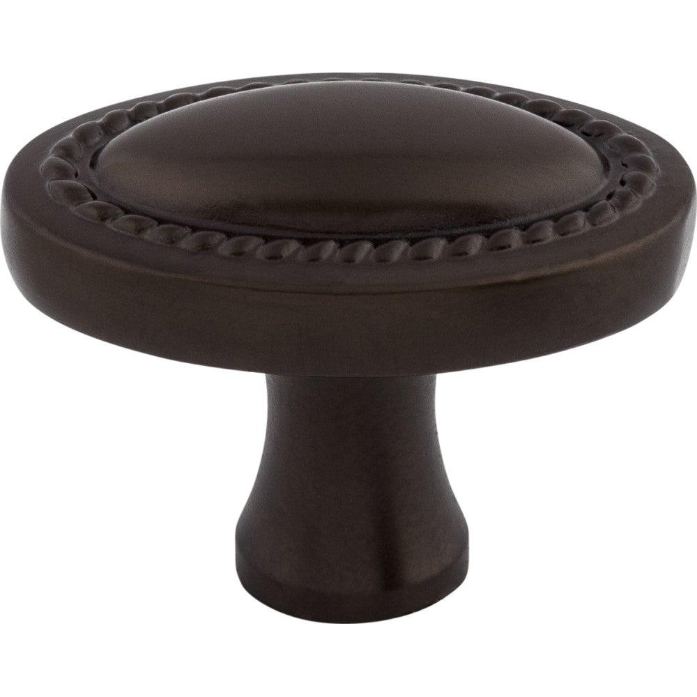Oval Rope Knob by Top Knobs - Oil Rubbed Bronze - New York Hardware