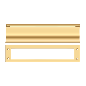 Heavy Duty Mail Slot by Deltana -  - PVD Polished Brass - New York Hardware