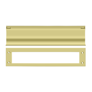 Heavy Duty Mail Slot by Deltana -  - Polished Brass - New York Hardware
