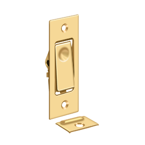 Pocket Door Jamb Bolt by Deltana -  - PVD Polished Brass - New York Hardware