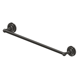R-Series Single Towel Bar by Deltana - 24"  - Oil Rubbed Bronze - New York Hardware