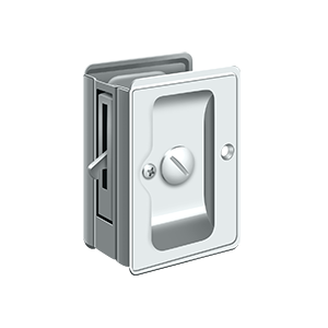 Heavy Duty Privacy Adjustable Pocket Lock by Deltana -  - Polished Chrome - New York Hardware