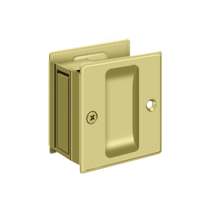 Passage Pocket Lock by Deltana -  - Polished Brass - New York Hardware