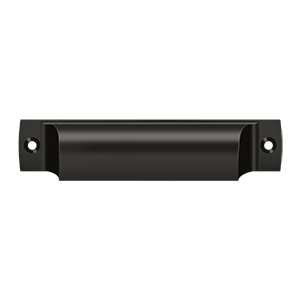Rectangle Shell Pull by Deltana - 4" - Oil Rubbed Bronze - New York Hardware