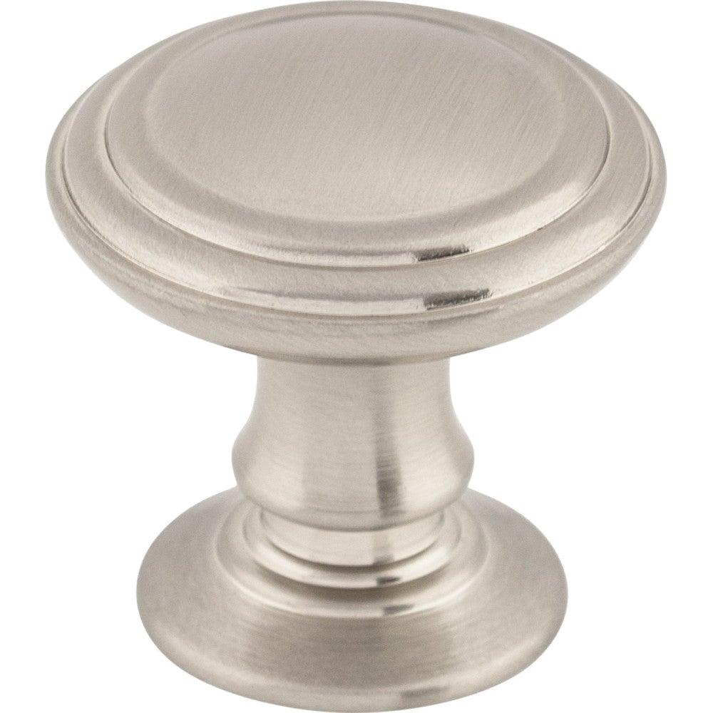 Reeded Knob by Top Knobs - Brushed Satin Nickel - New York Hardware