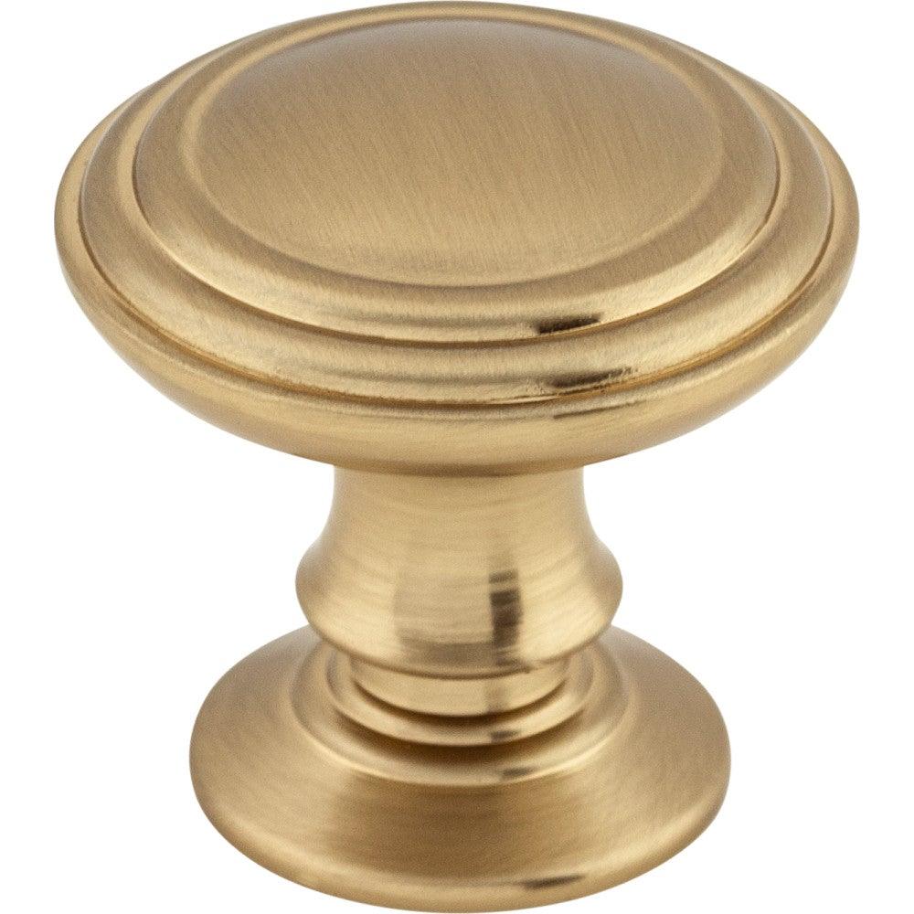 Reeded Knob by Top Knobs - Honey Bronze - New York Hardware