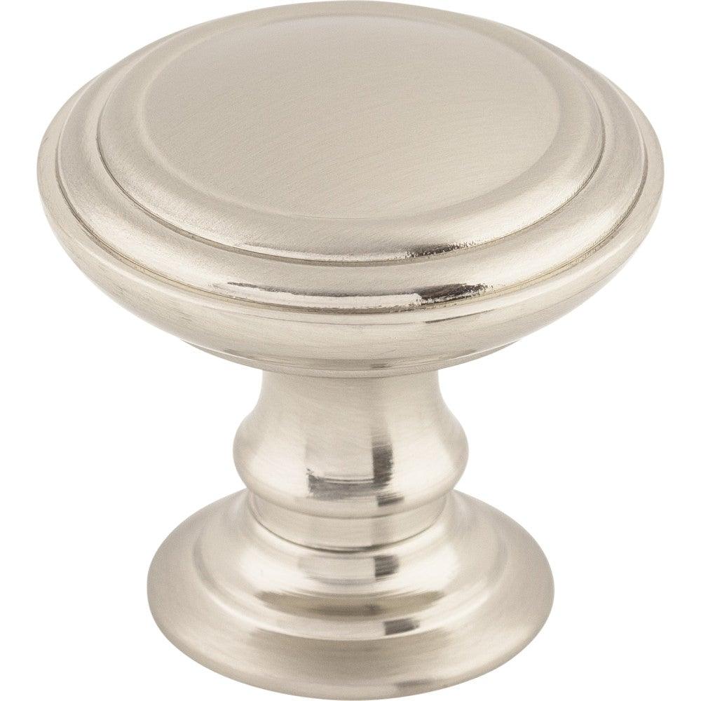 Reeded Knob by Top Knobs - Brushed Satin Nickel - New York Hardware